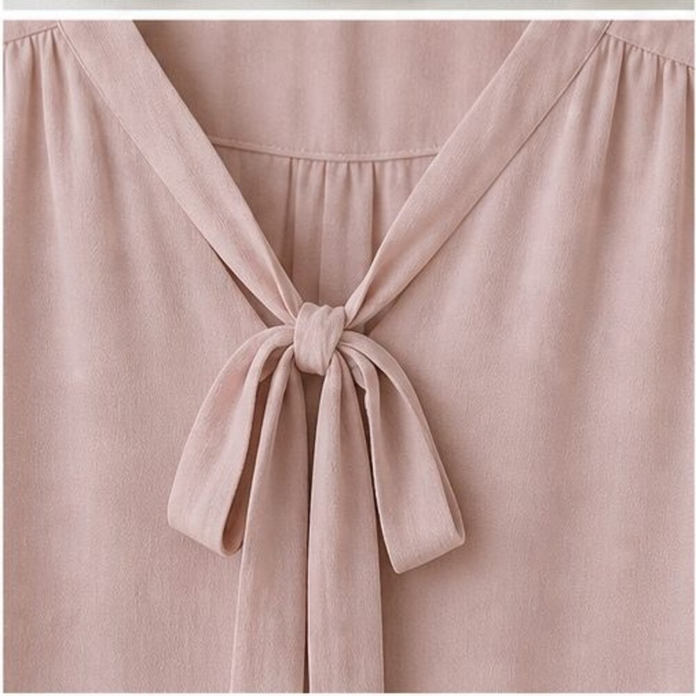 Blush Ruffle Blouse - Picture 4 of 6